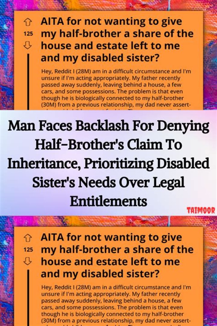 Can a half brother claim inheritance?