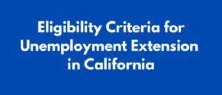 Can I get an extension on my unemployment benefits in California?
