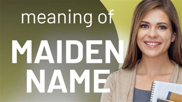 Can you publish under your maiden name?