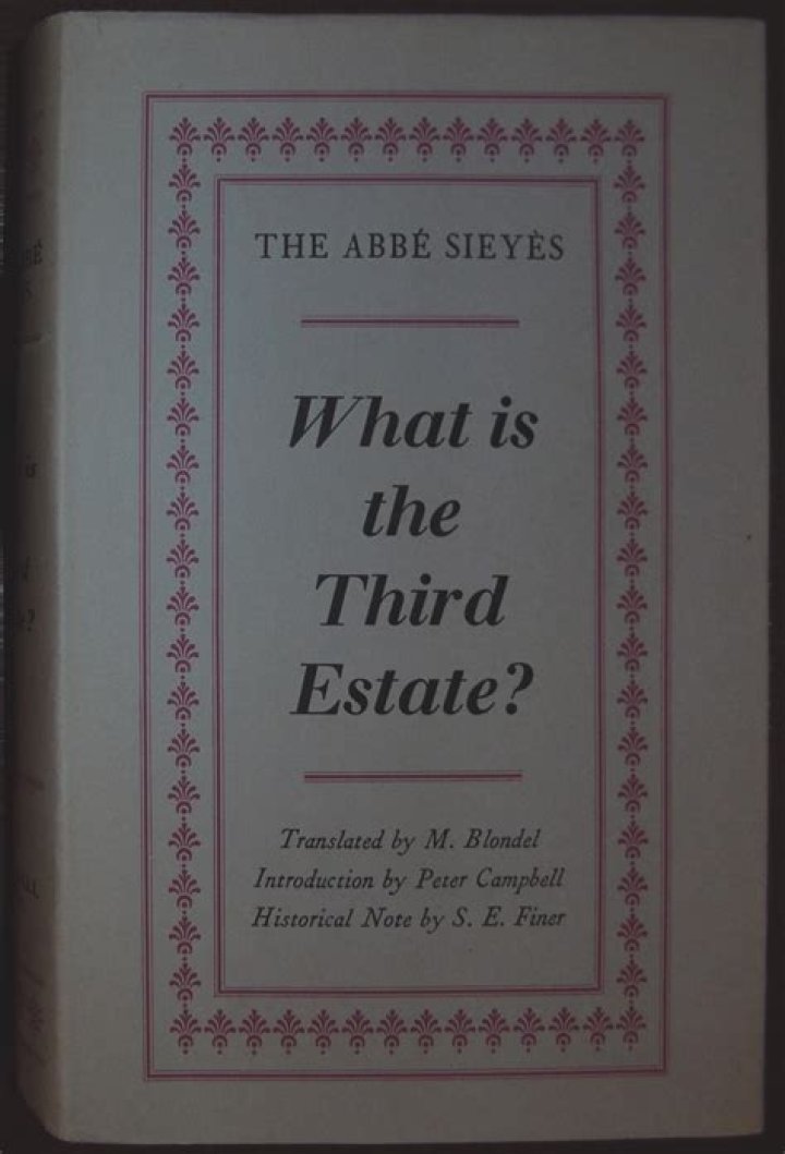 How did Abbe Emmanuel Sieyes think about the Third Estate?