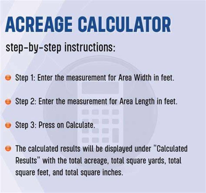 How do you calculate acreage from footage?