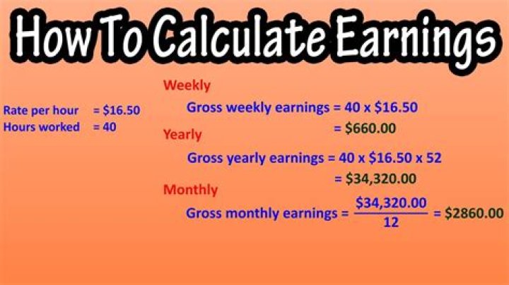 How do you calculate what you get paid monthly?