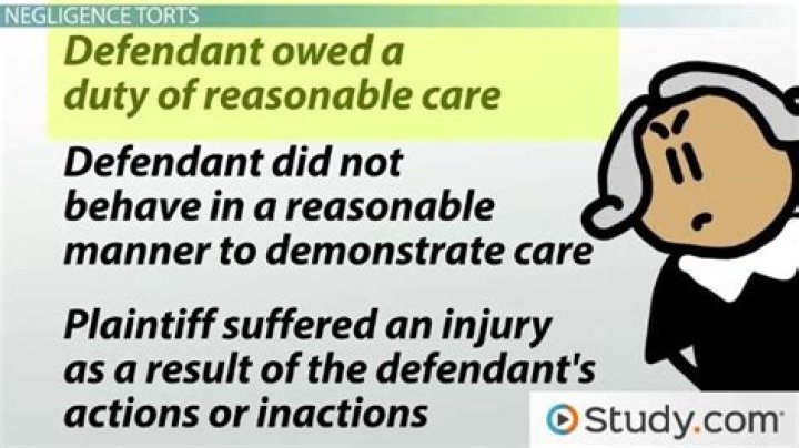 How do you prove negligence in a tort?