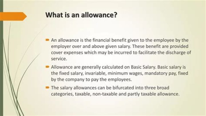How is TI allowance paid?