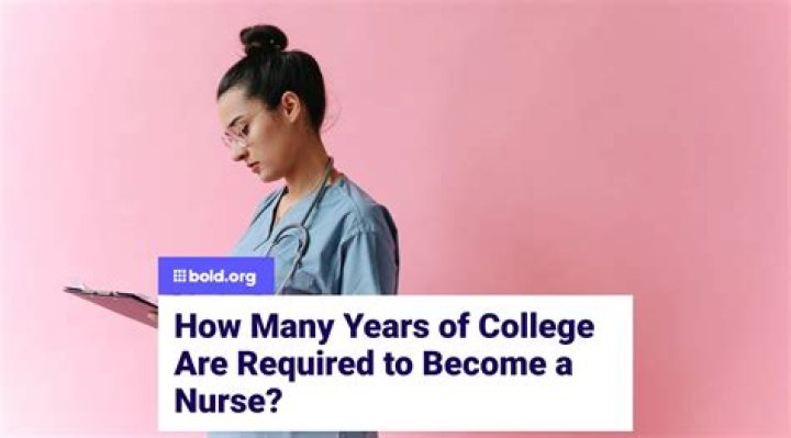 How many years does a registered nurse have to go to college?