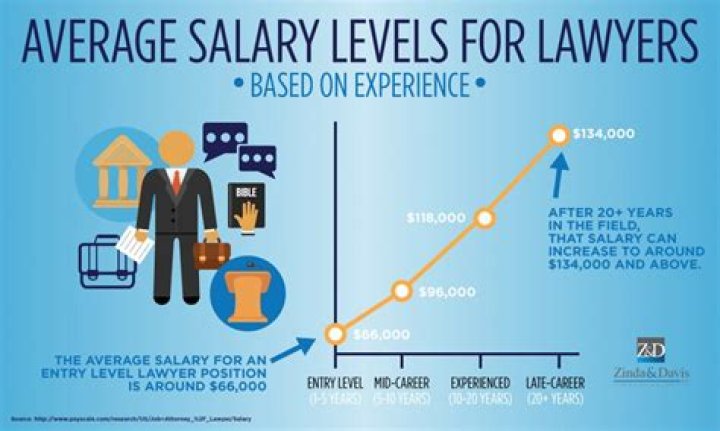 How much a lawyer earns in a month?