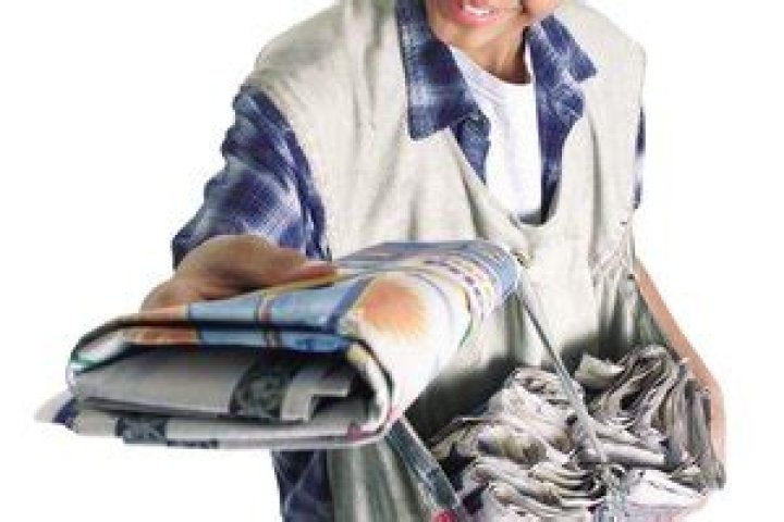 How much do you tip a newspaper carrier per month?