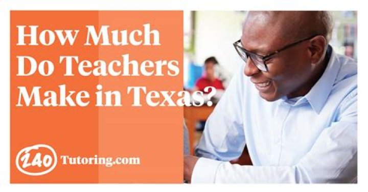How much does a beginner teacher make in Texas?