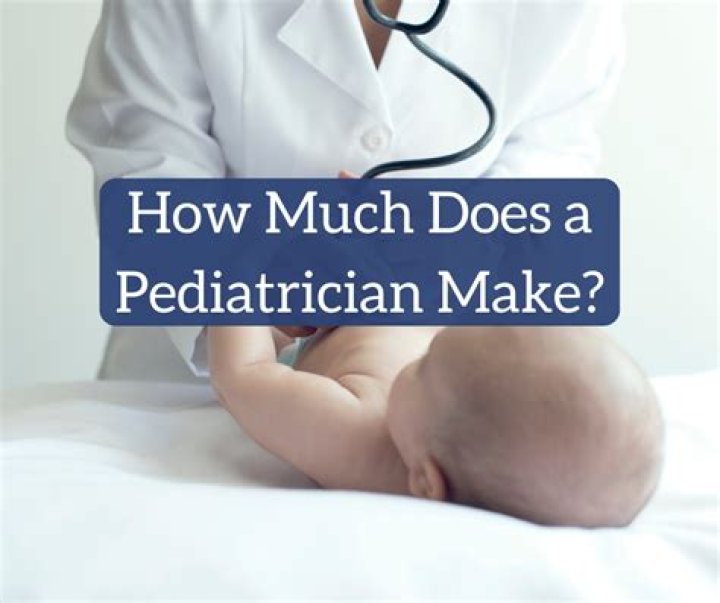 How much does a pediatrician per month?