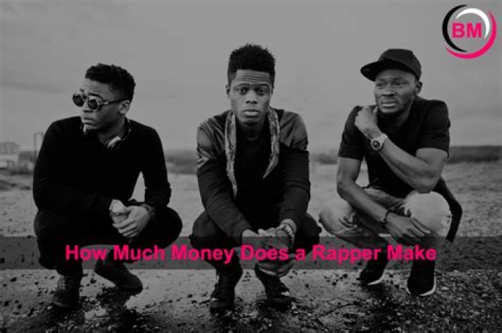 How much does a small time rapper make?