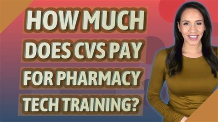 How much does CVS pay their pharmacy techs?