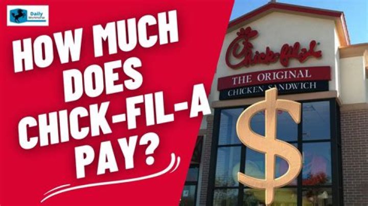 How much is Chick-Fil-A starting pay in Texas?