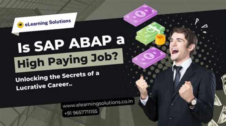 Is SAP a high paying job?