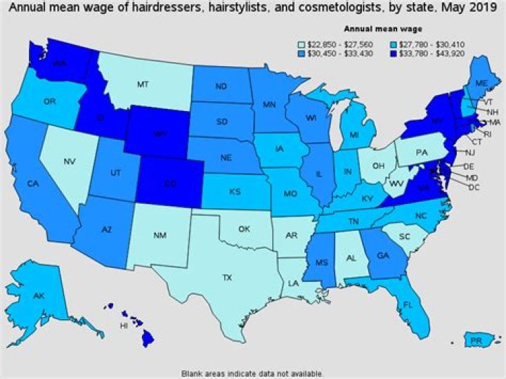 Is the average cosmetologist salary above the national average?