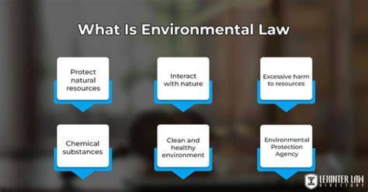 What are examples of environmental regulations?
