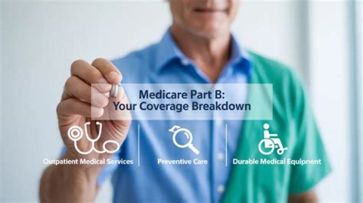 What are five types of outpatient benefits provided under Medicare Part B?