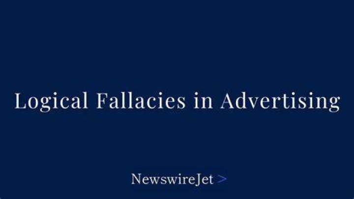 What are some examples of logical fallacies in advertising?
