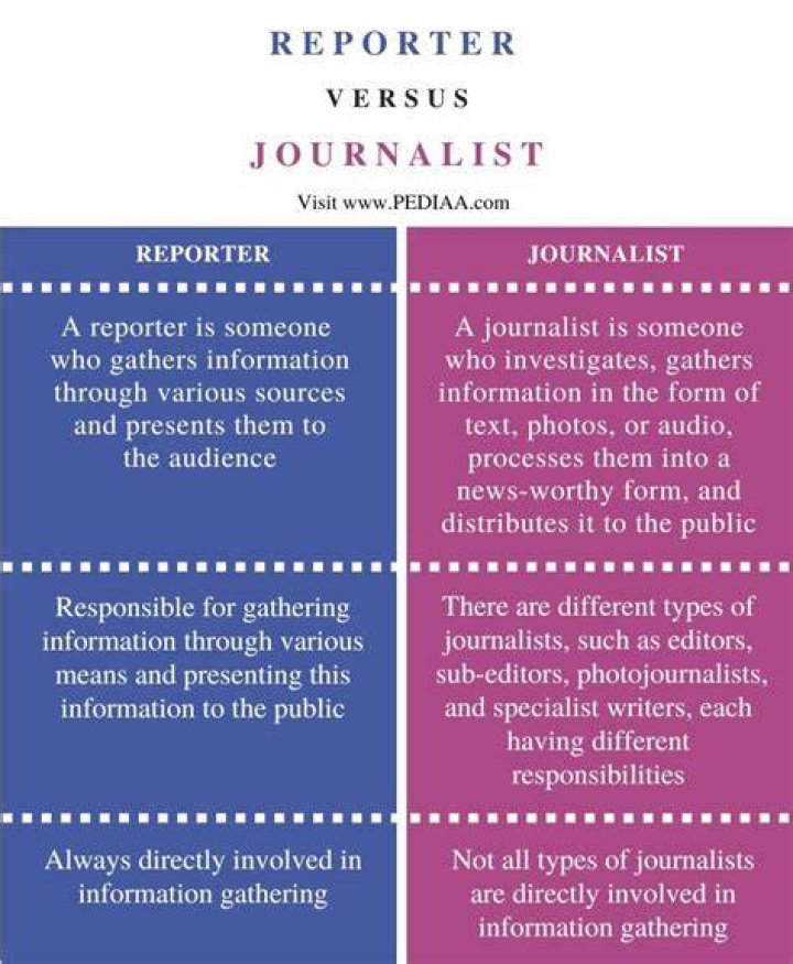 What are the roles of journalist?