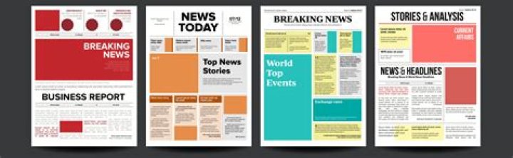What are the things included in a newspaper?