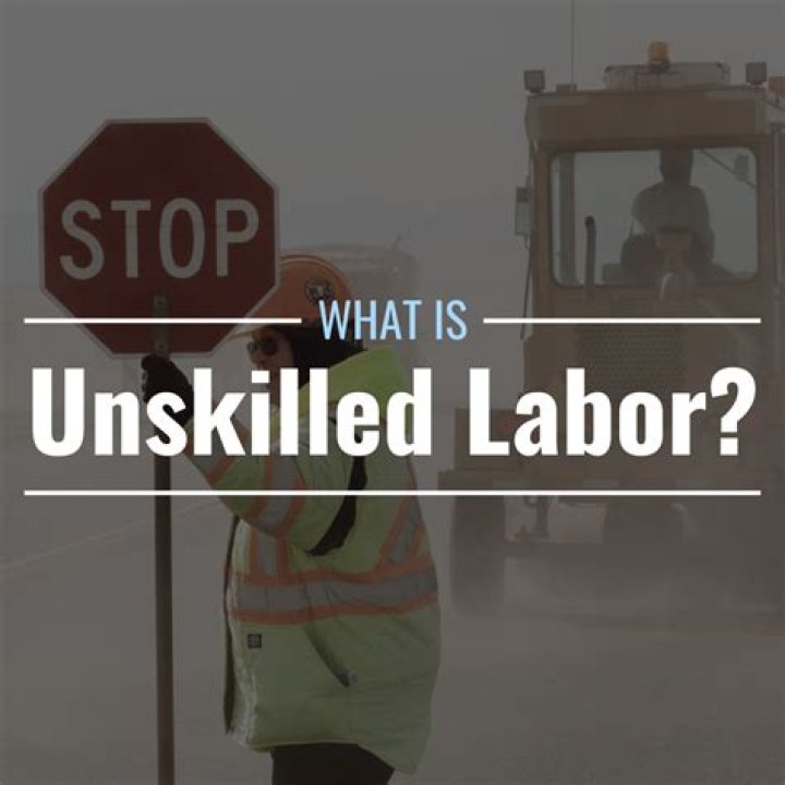 What are the types of jobs of the unskilled workers?