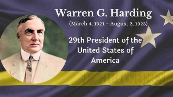 What did Warren Harding do?