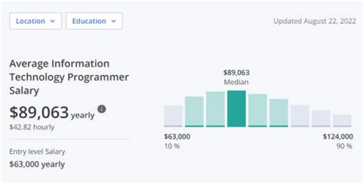 What is a computer programmer monthly salary?