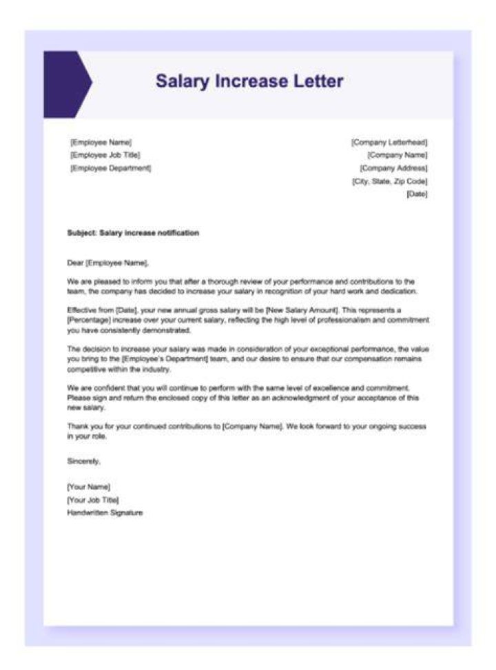 What is a pay increase called?