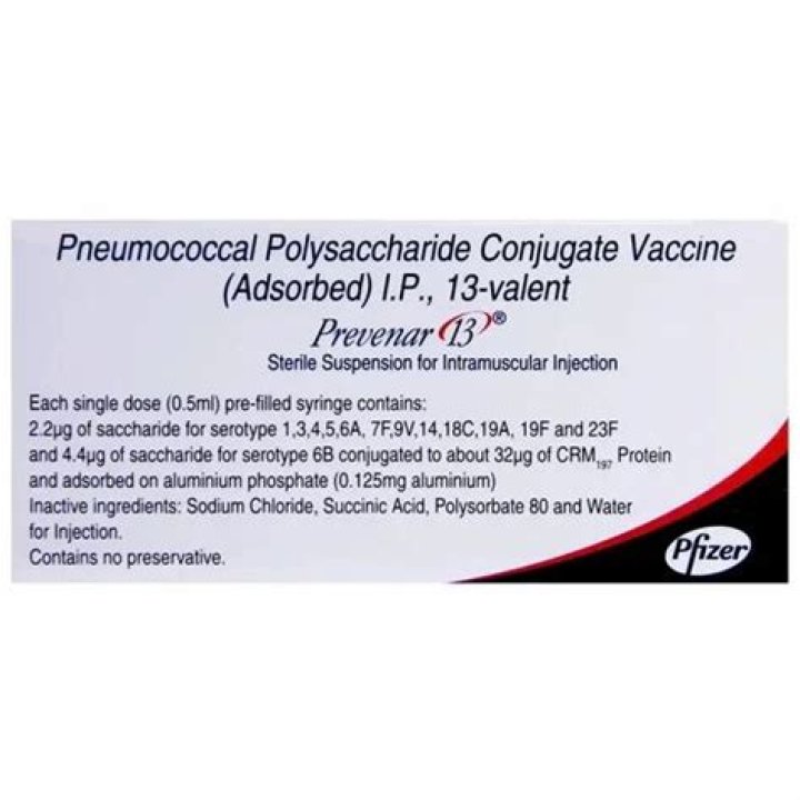 What is the cost of a Prevnar 13 shot?