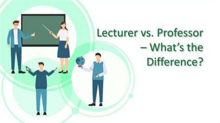 What is the difference between Professor of English and lecturer in English?