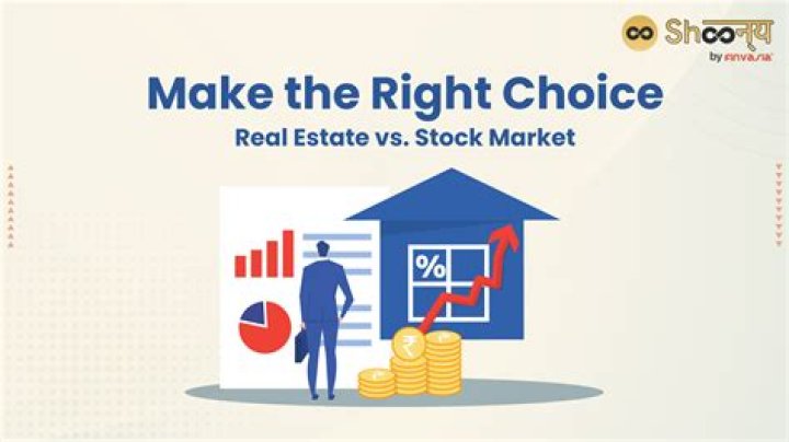 What is the difference between real estate and stock market?