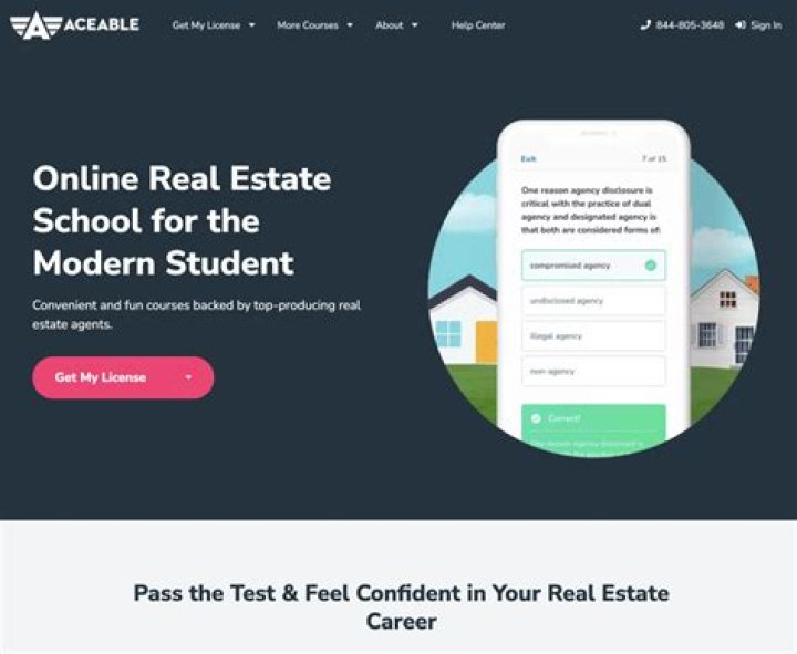 What is the easiest online real estate school in Texas?