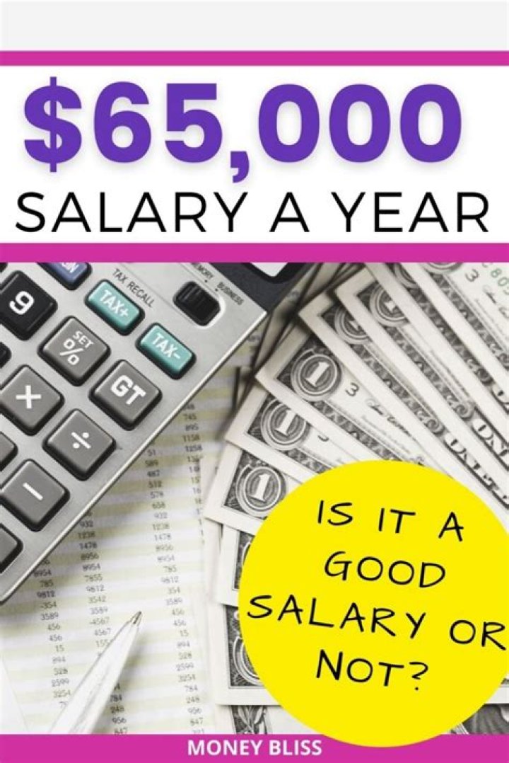 What is the weekly pay for a 65000 salary?