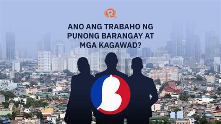 What is the work of barangay kagawad?