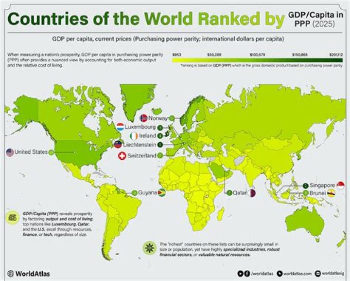 Which North American nations are considered the wealthiest in the world Brainly?