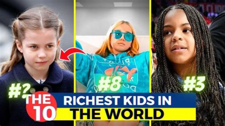 Who is the richest kid in the world 2020?