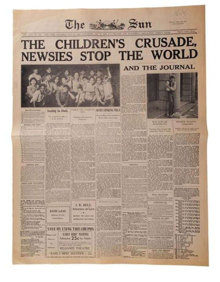 Why did the Newsies sell newspapers?
